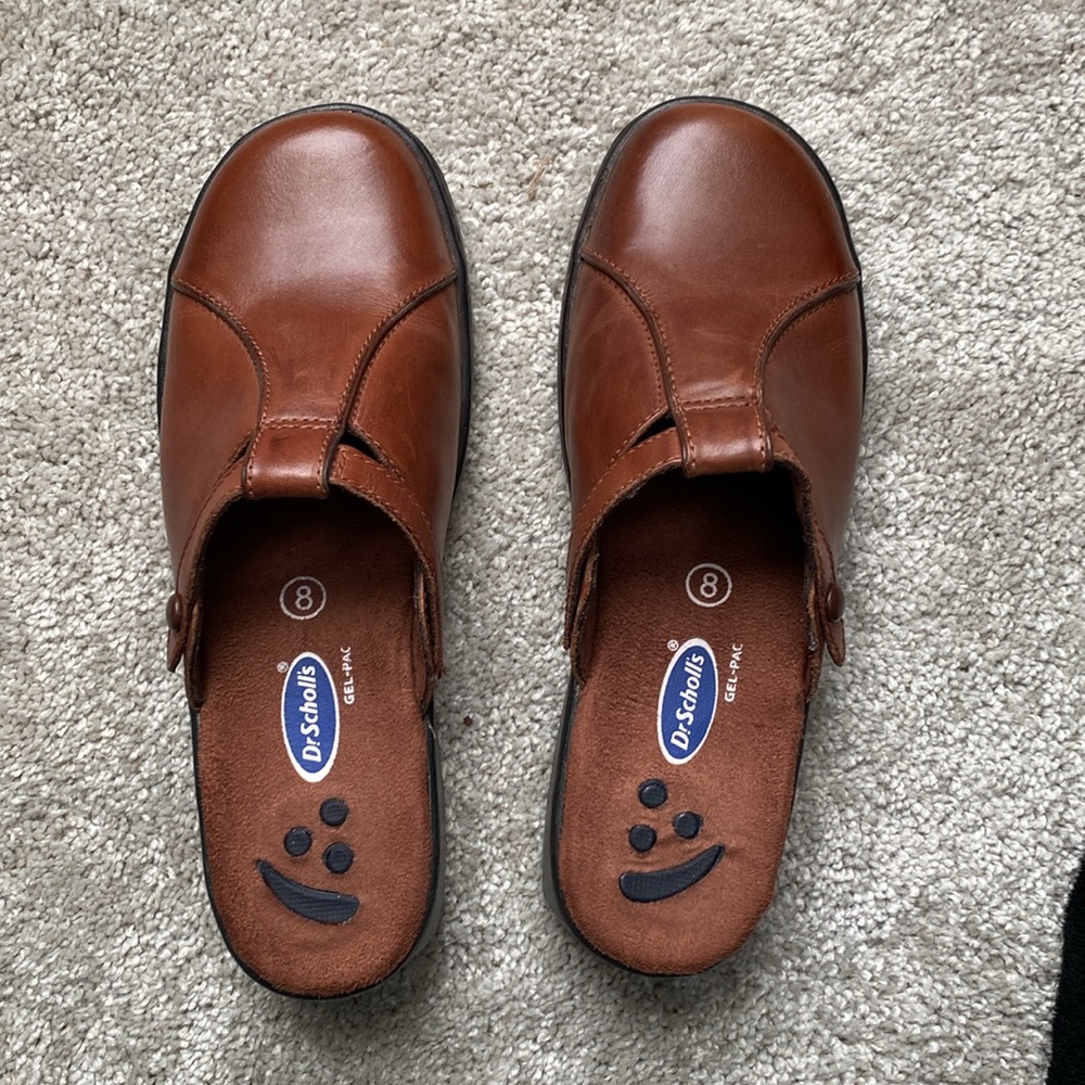 Leather clogs/ slides. - Picture 6 of 6